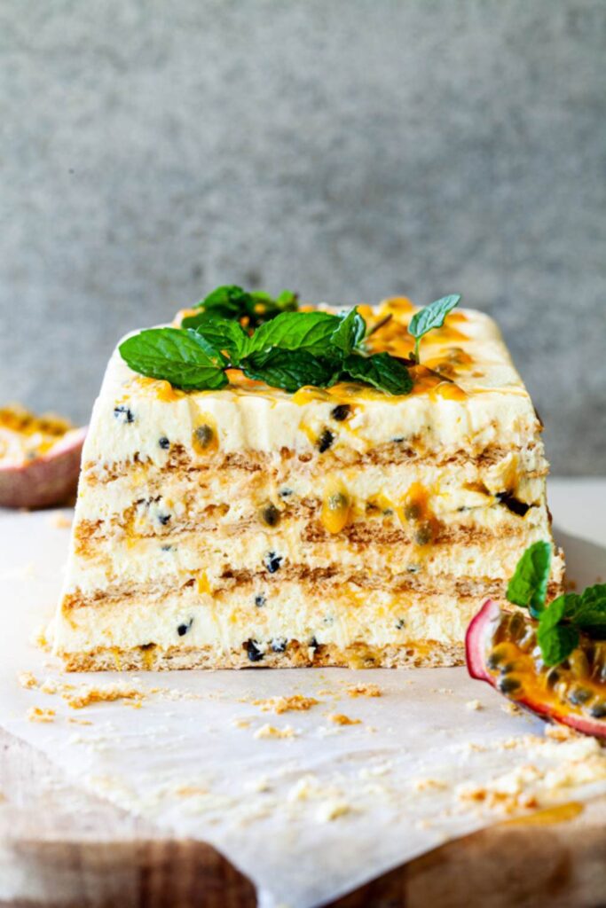 Nigella Passionfruit Ice Cream Cake