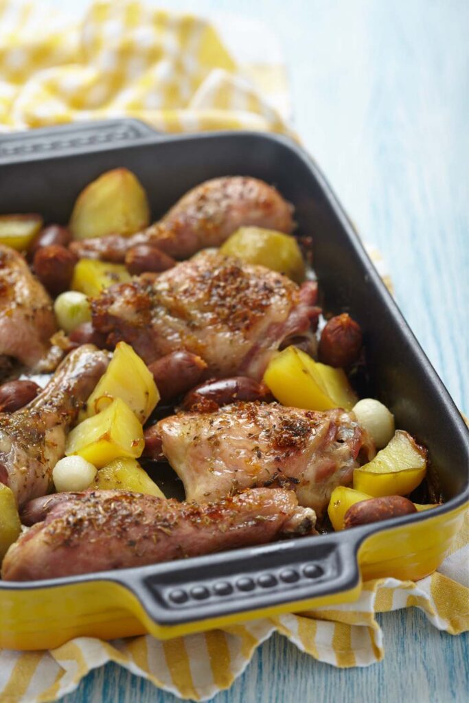 Nigella Chicken And Chorizo Tray Bake 