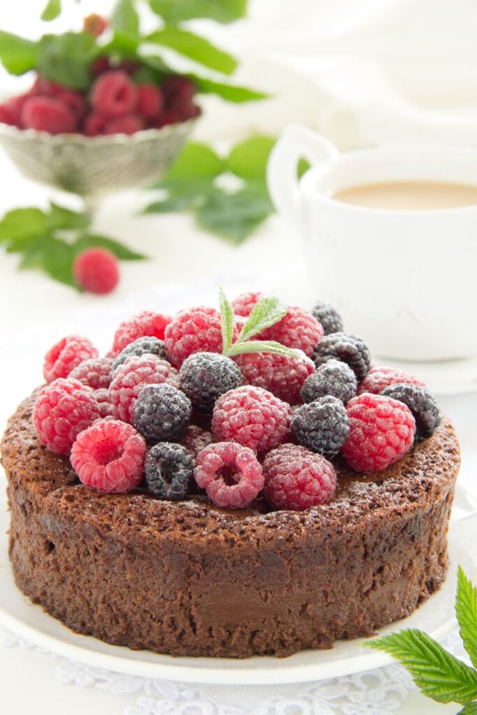 Nigella Chocolate Raspberry Cake