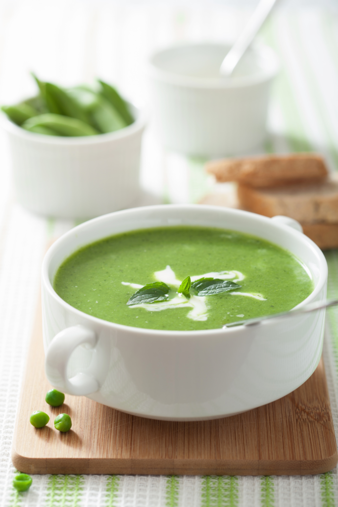 Nigella Pea And Mint Soup