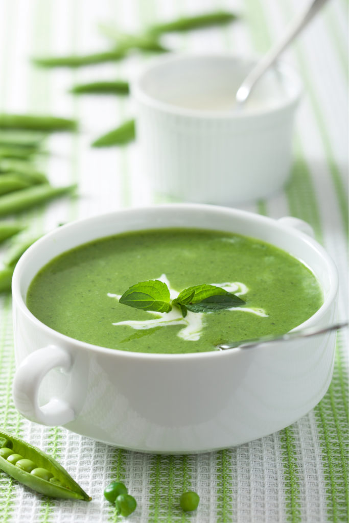 Nigella Pea And Mint Soup