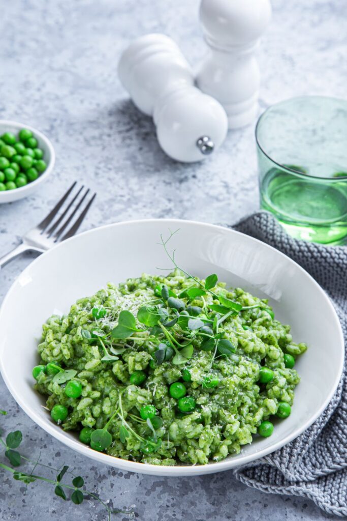 Nigella Pea Risotto