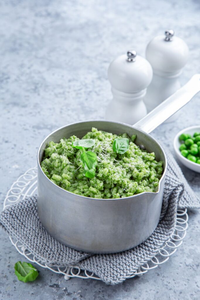 Nigella Pea Risotto