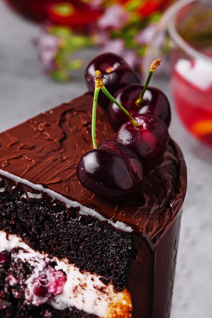 Nigella Chocolate Cherry Cake 