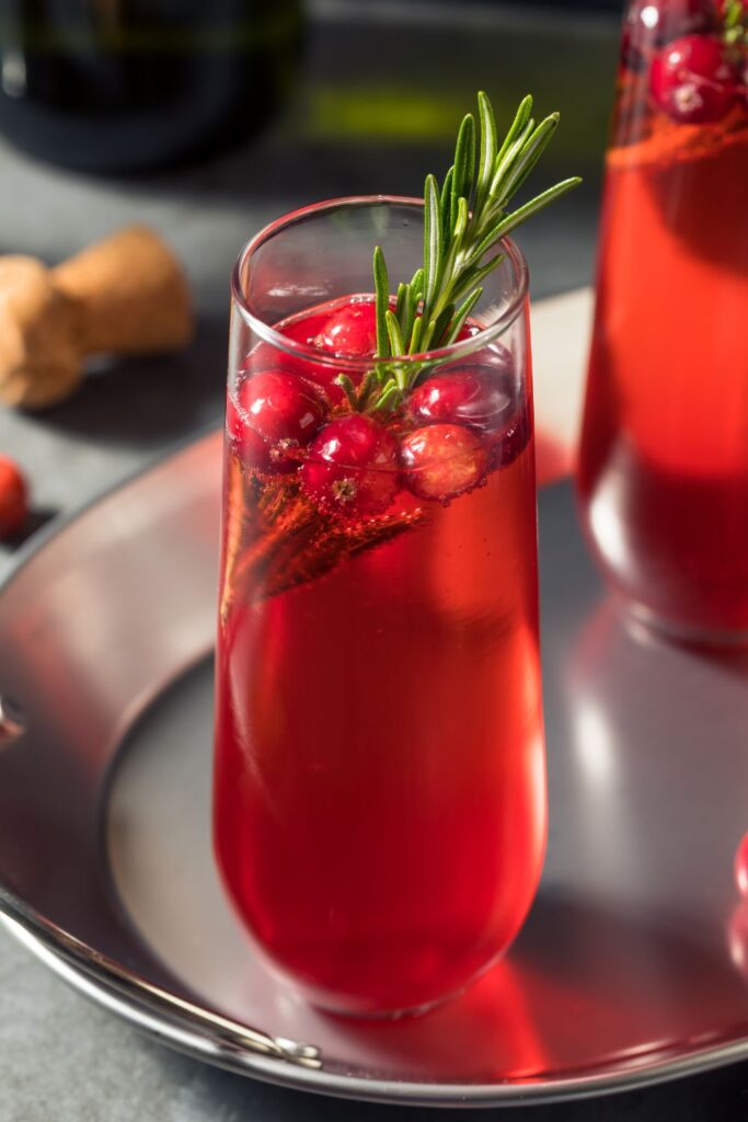 Nigella Poinsettia Cocktail