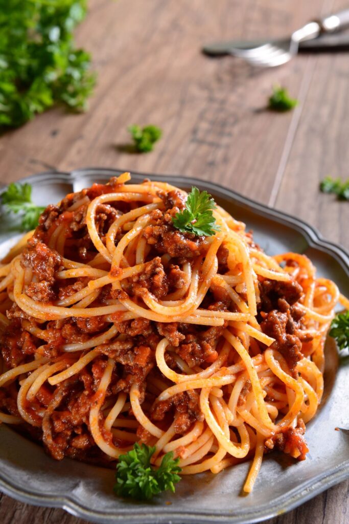 Nigella Spaghetti Bolognese