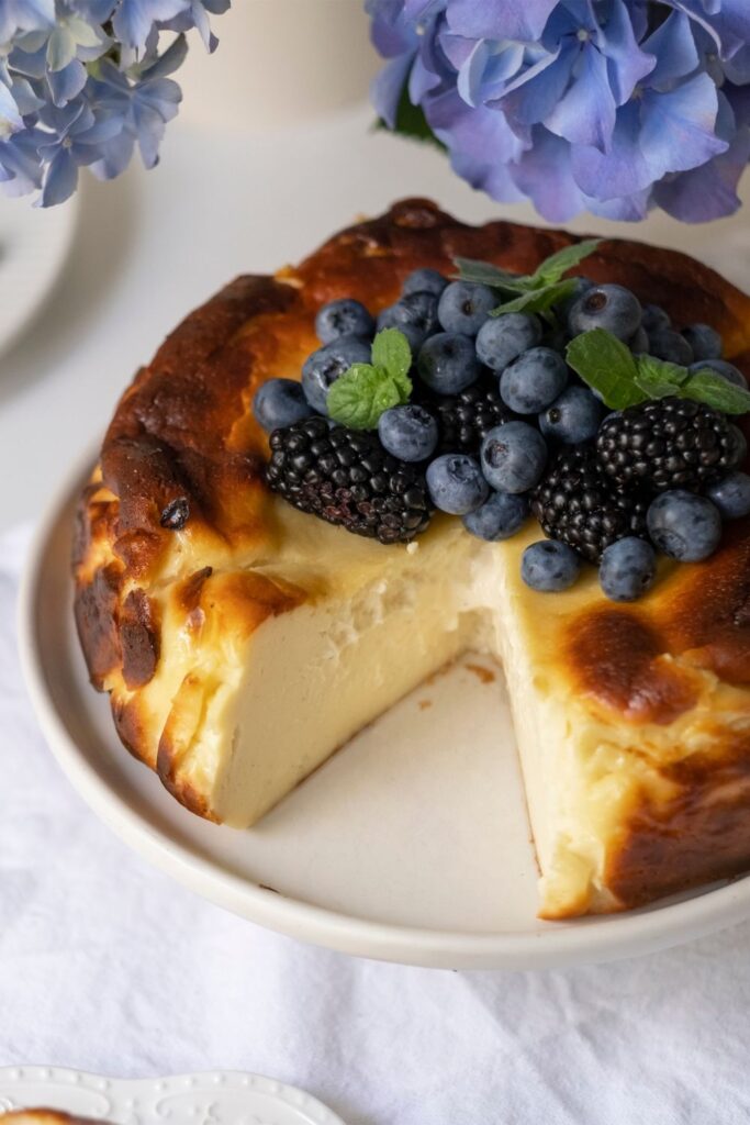 Nigella Burnt Basque Cheesecake