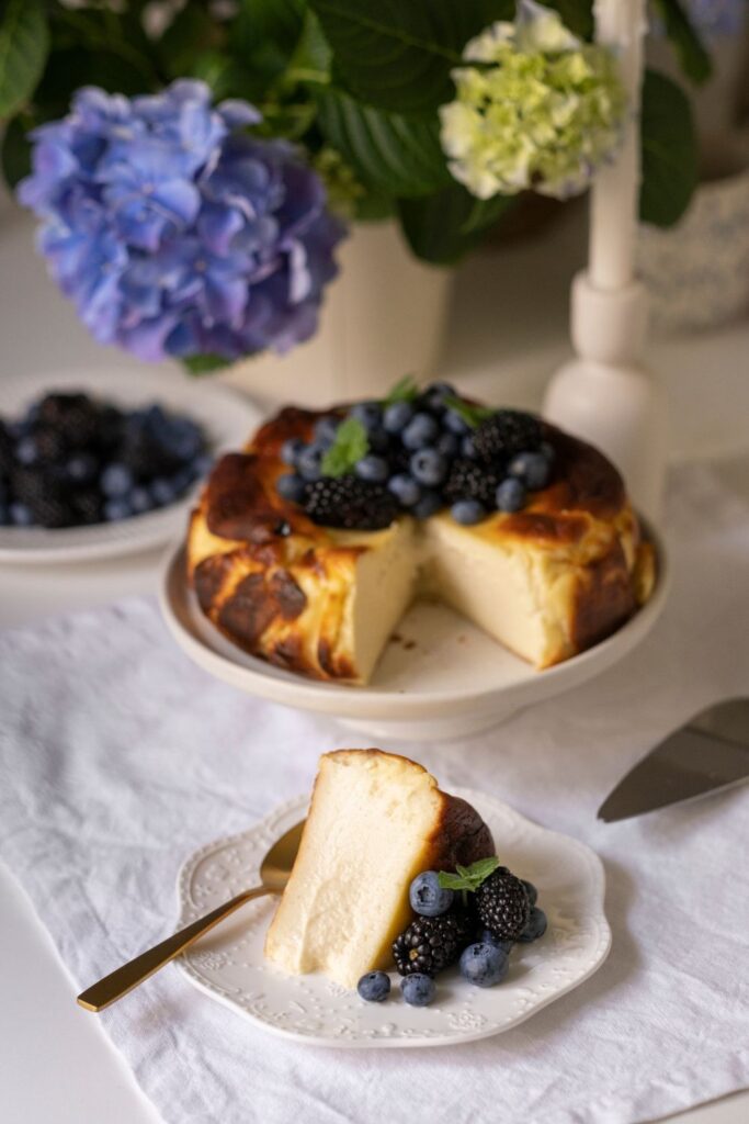 Nigella Burnt Basque Cheesecake