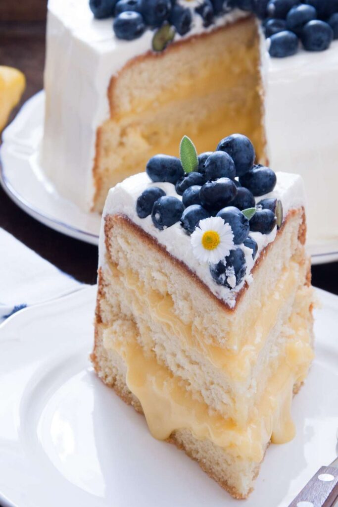 Nigella Lemon And Blueberry Cake