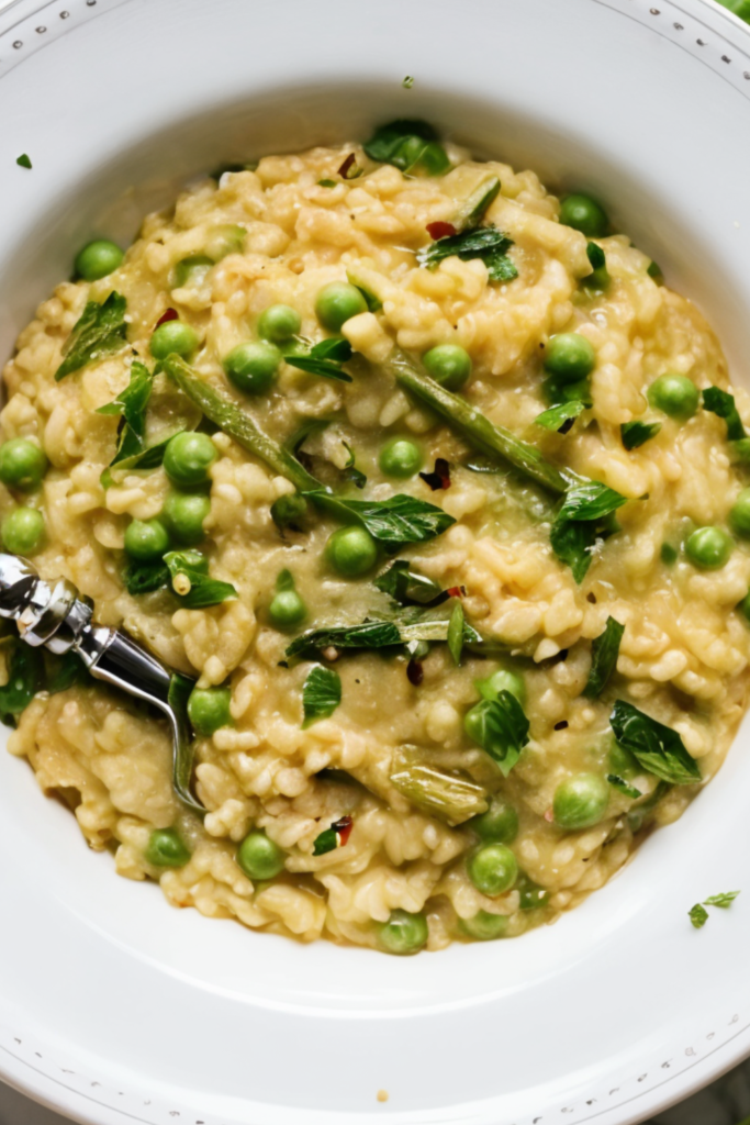 Nigella Pea And Asparagus Risotto Recipe