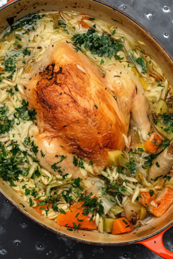 Nigella Chicken Orzo In Slow Cooker​ Recipe