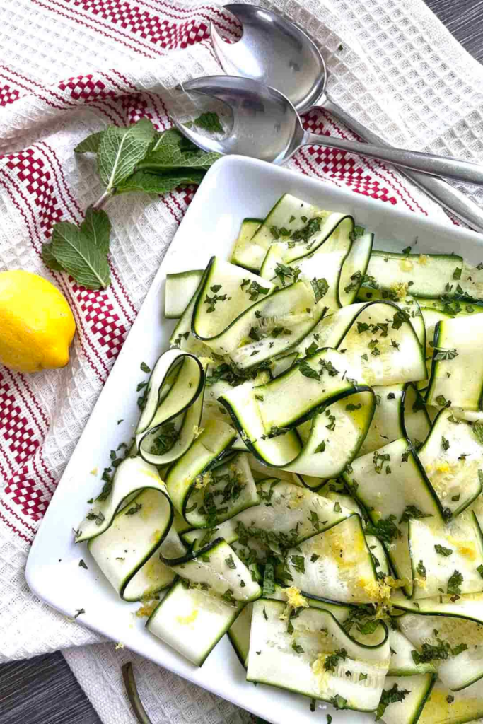 Nigella Courgette Salad​ ​​​Recipe ​