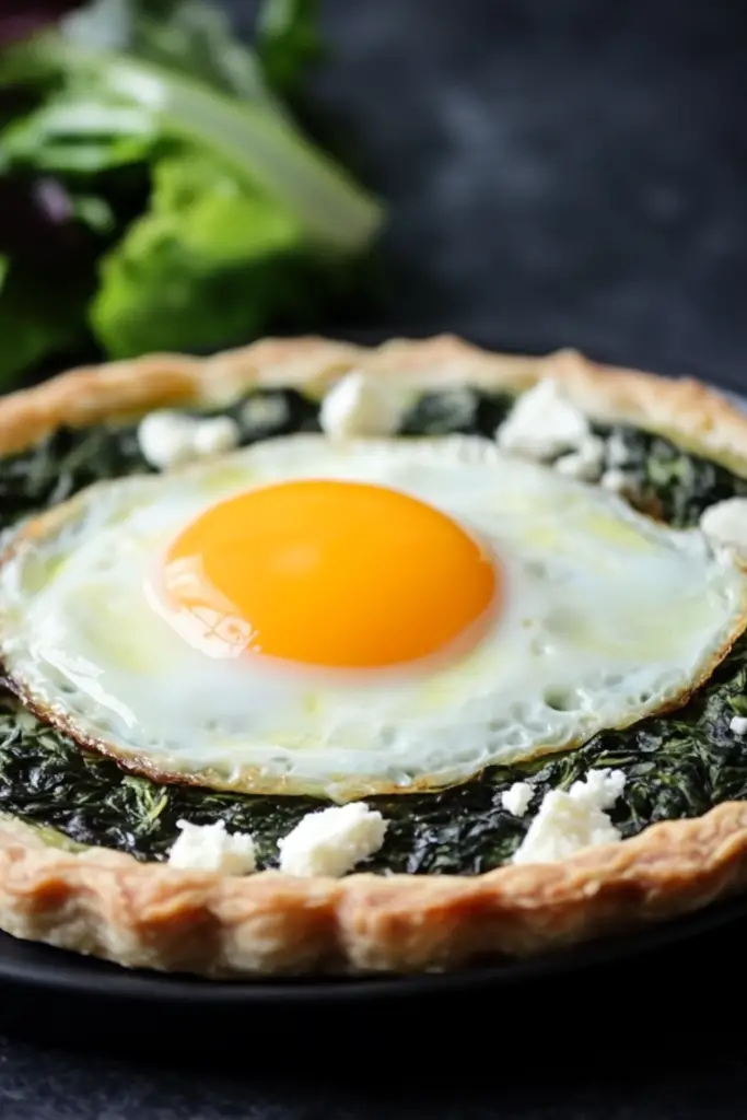 Nigella Galbani Mozzarella Egg and Spinach Tart