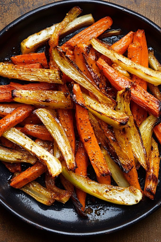 Nigella Carrots and Fennel with Harissa