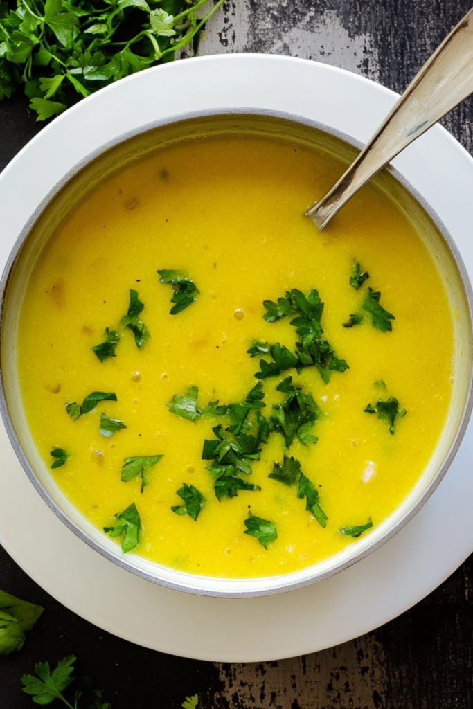 Nigella Cauliflower, Garlic and Turmeric Soup