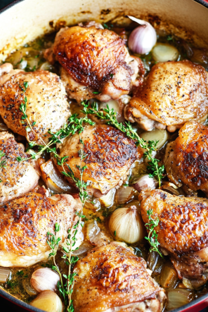 Nigella Chicken With 40 Cloves of Garlic