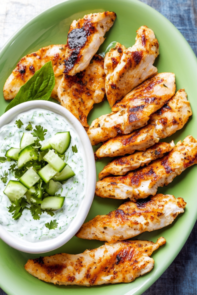 Nigella Chicken With Spring Onions, Chilli and Greek Yogurt