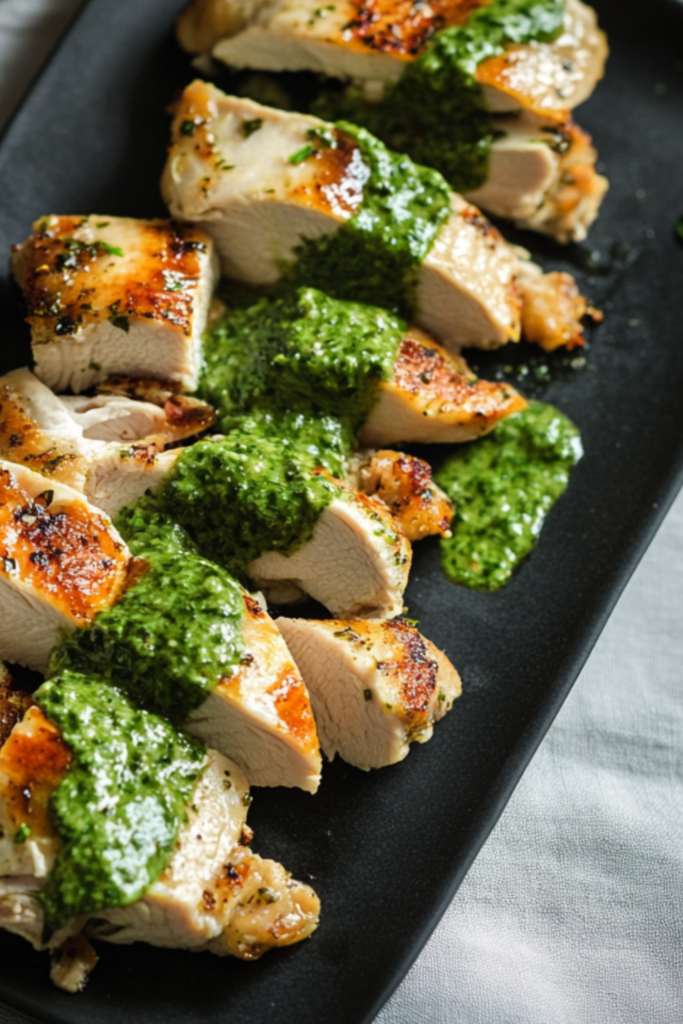 Nigella Chicken With Tarragon Salsa Verde