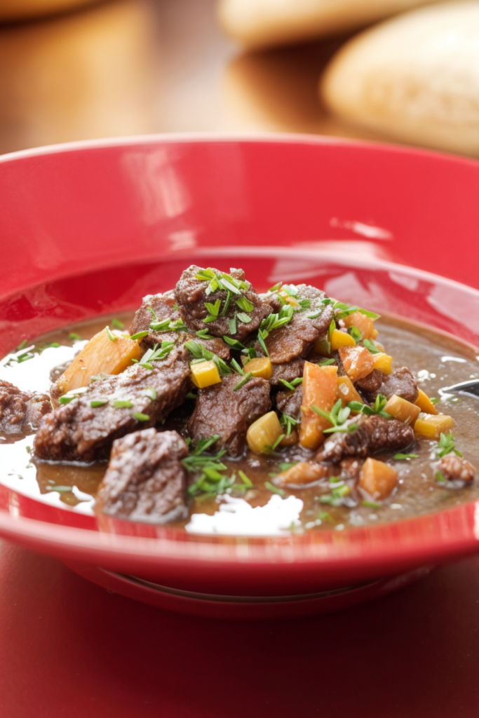 Nigella Beef Stew With Anchovies and Thyme