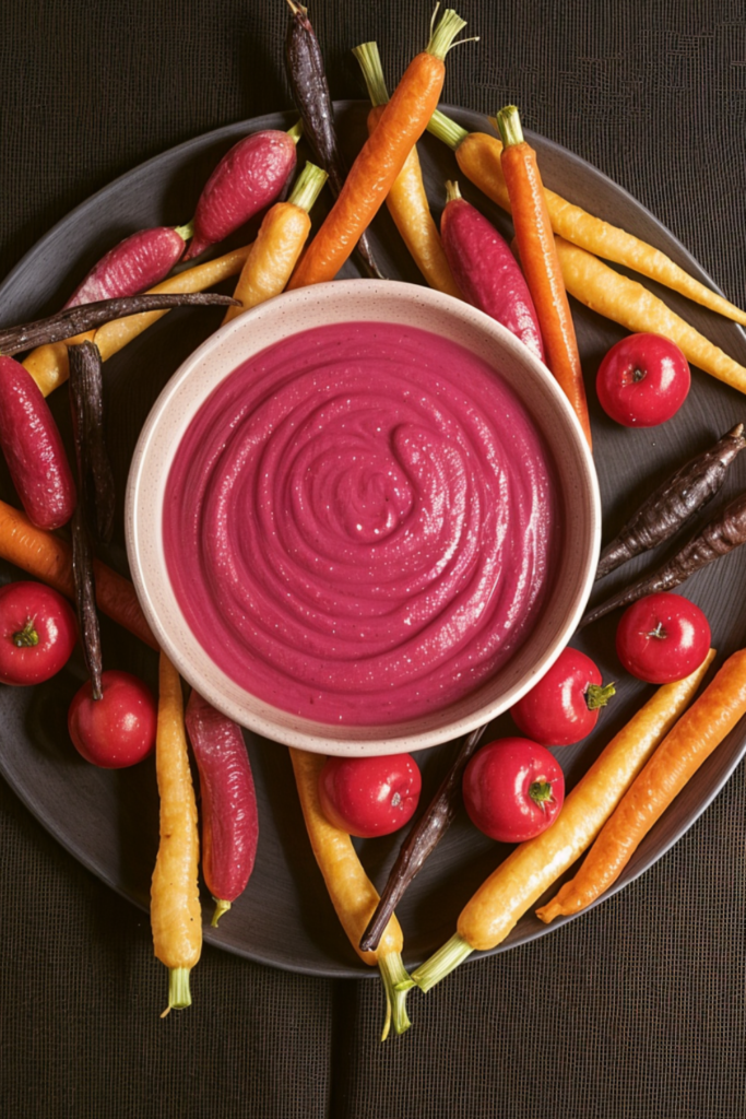 Nigella Beetroot and Chickpea Dip