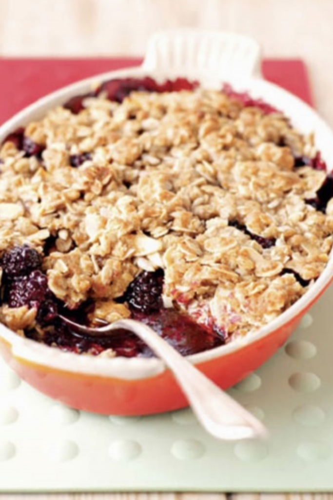 Nigella Blackberry Crisp