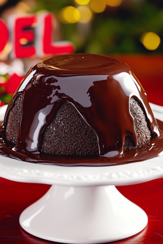 Nigella Chocolate Pudding for Christmas Pudding Haters With Hot Chocolate Sauce