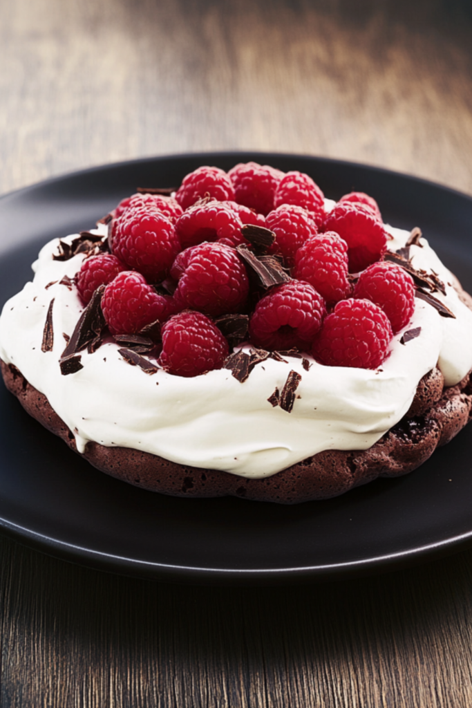 Nigella Chocolate Raspberry Pavlova