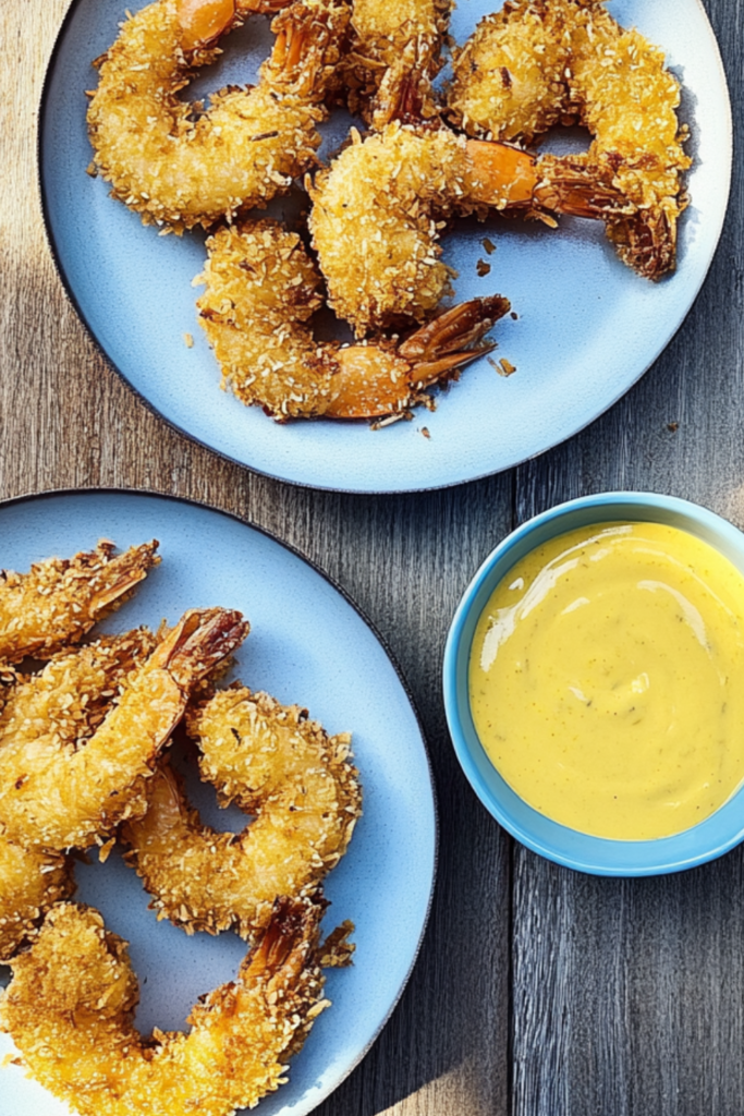 Nigella Coconut Shrimp with Turmeric Yogurt