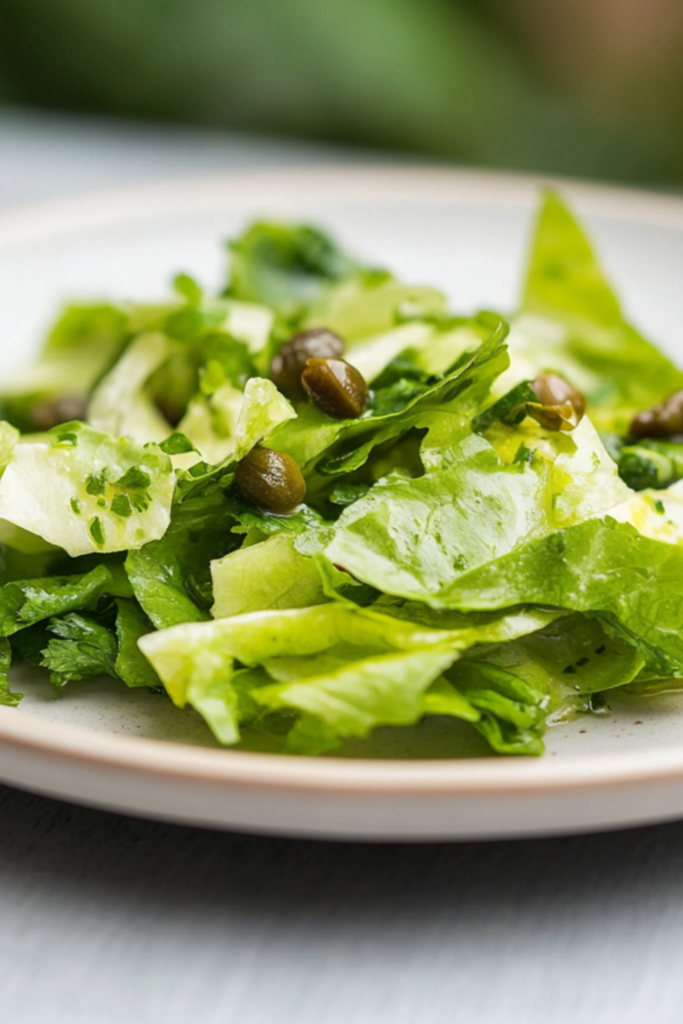 Nigella Crisp Green Salad with Parsley and Capers