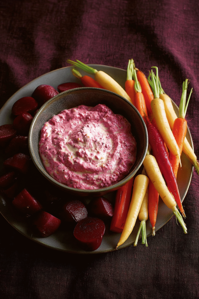 Nigella Beetroot and Chickpea Dip