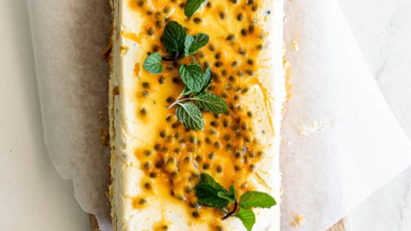 Nigella Passionfruit Ice Cream Cake