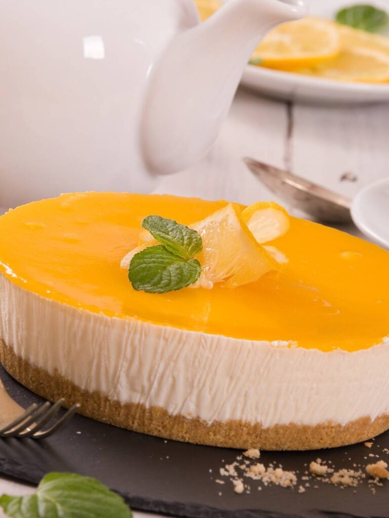 Nigella Lawson No Bake Lemon Curd Cheesecake