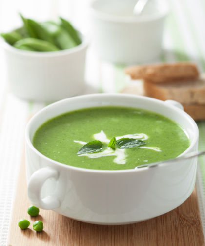 Nigella Pea And Mint Soup