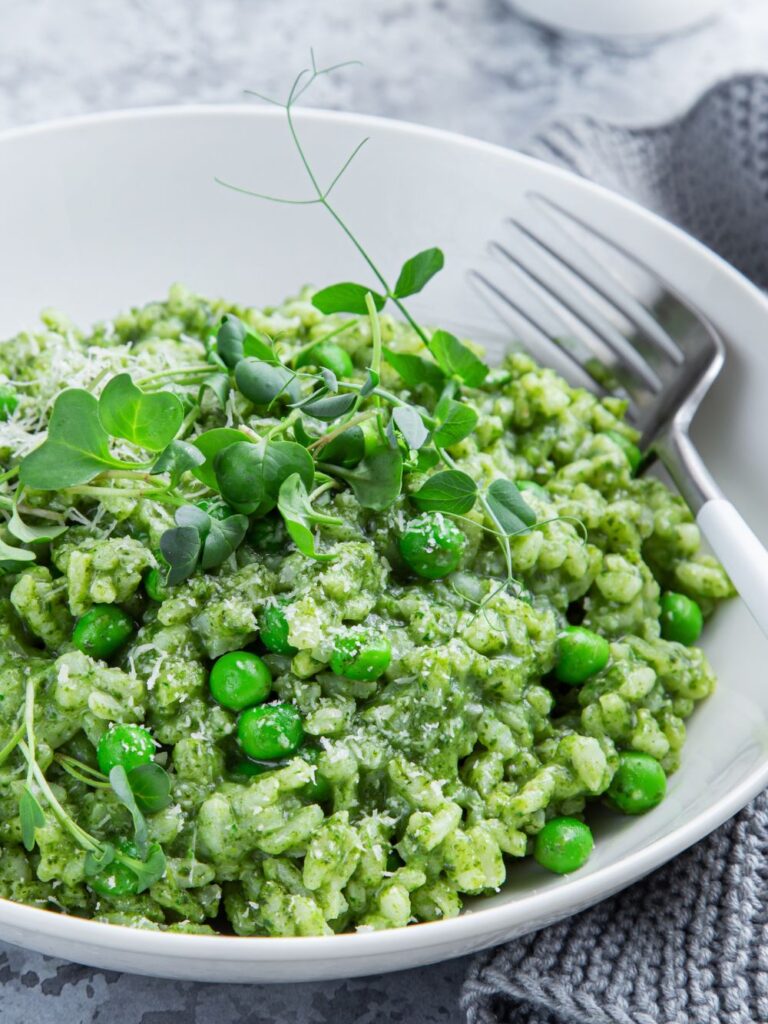 Nigella Pea Risotto