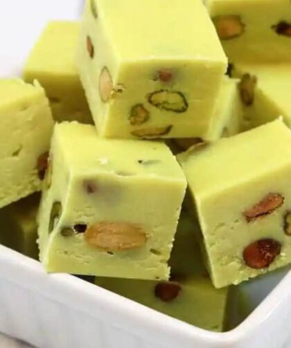 Nigella Pistachio Fudge