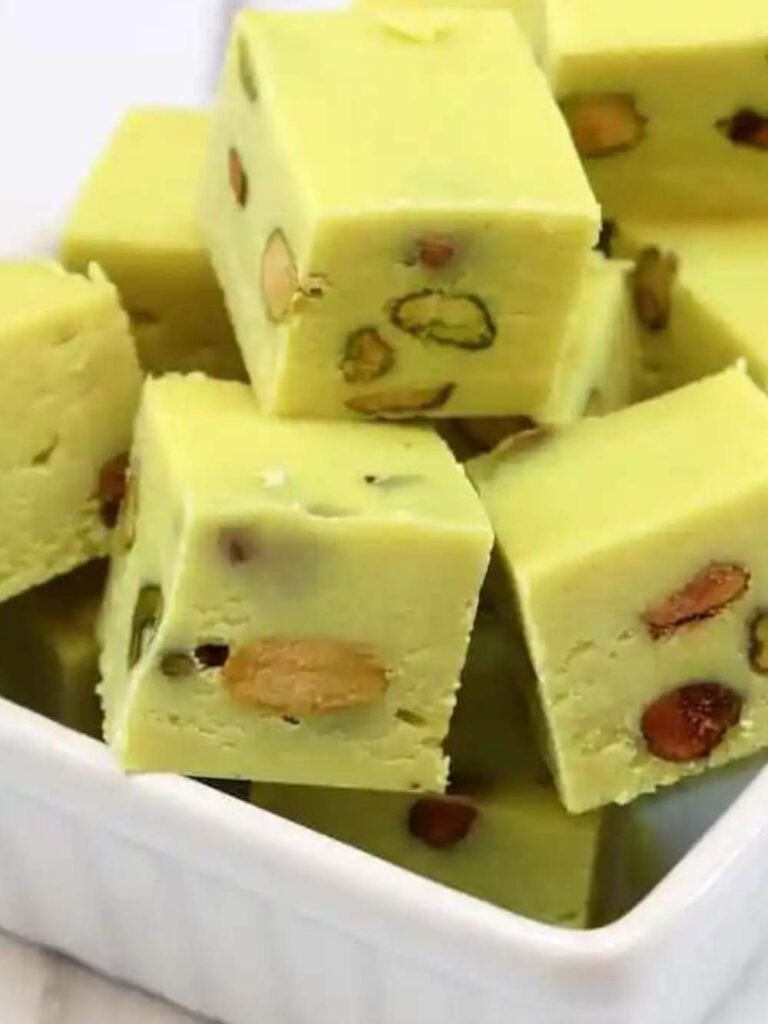 Nigella Pistachio Fudge