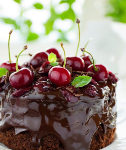 Nigella Chocolate Cherry Cake