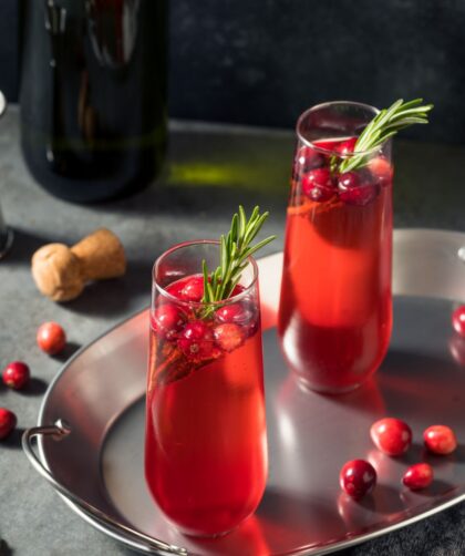 Nigella Poinsettia Cocktail