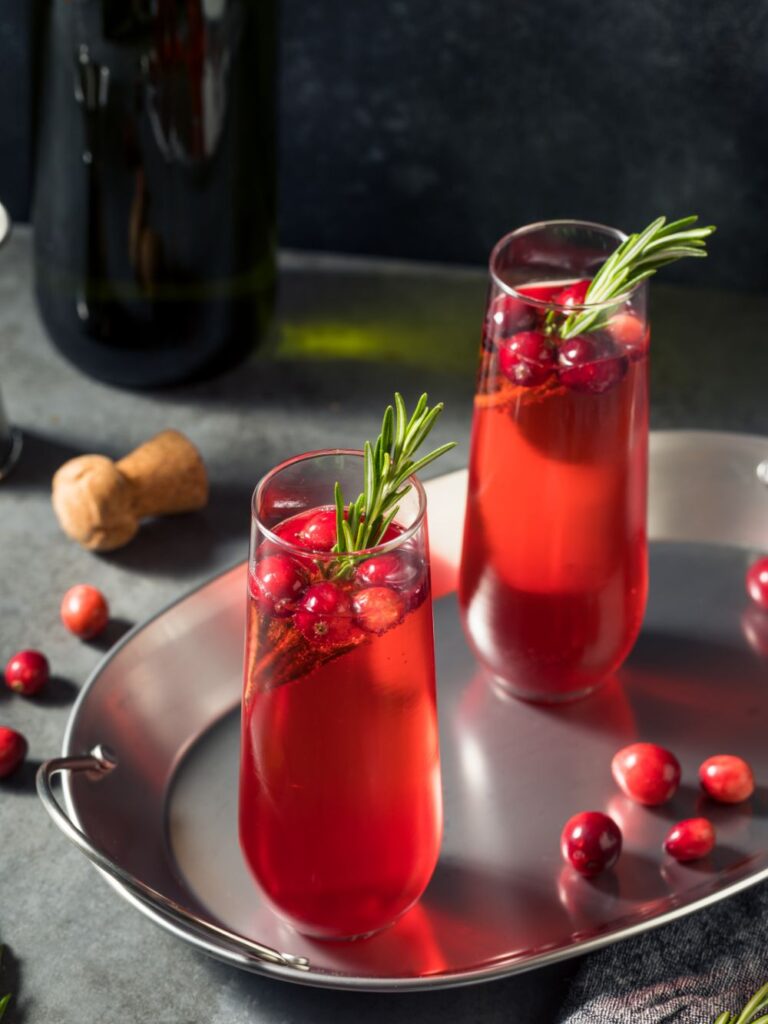 Nigella Poinsettia Cocktail