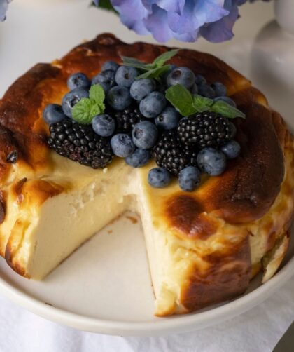 Nigella Burnt Basque Cheesecake