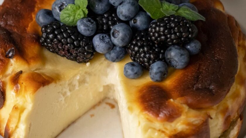 Nigella Burnt Basque Cheesecake