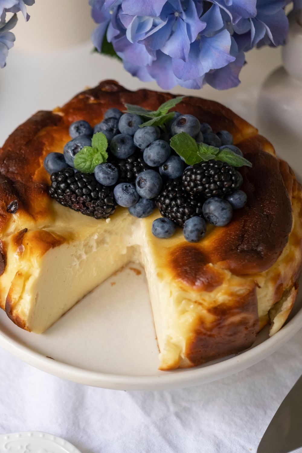 Nigella Burnt Basque Cheesecake