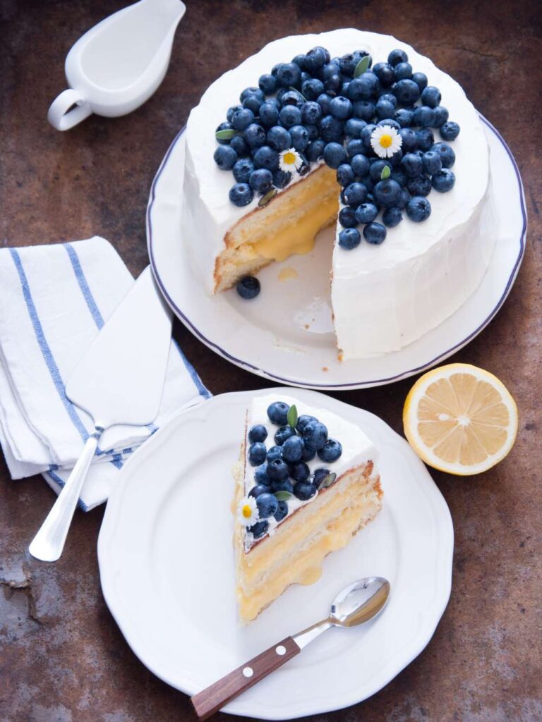 Nigella Lemon And Blueberry Cake