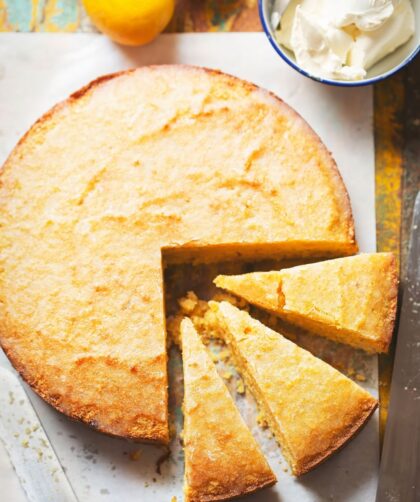 Nigella Vegan Lemon Polenta Cake