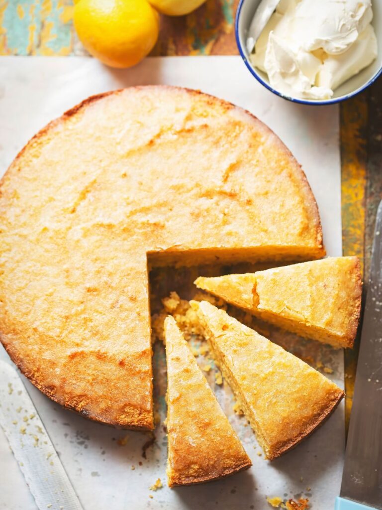 Nigella Vegan Lemon Polenta Cake