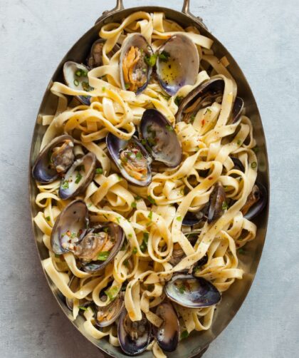 Nigella Pasta With Clams And Bottarga