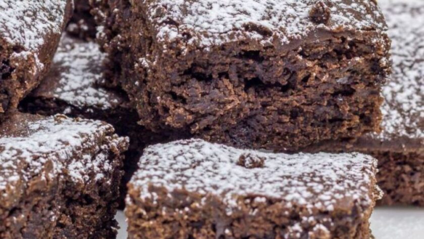 Nigella Snow Flecked Brownies Recipe