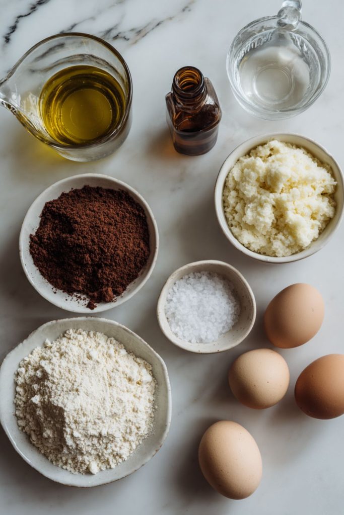 Dairy-Free Chocolate Cake Ingredients