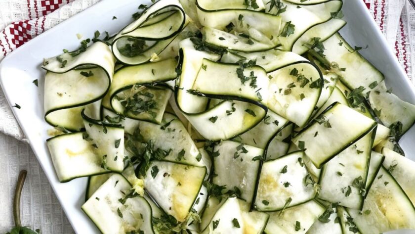 Nigella Courgette Salad​ ​​​Recipe ​