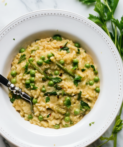 Nigella Pea And Asparagus Risotto Recipe